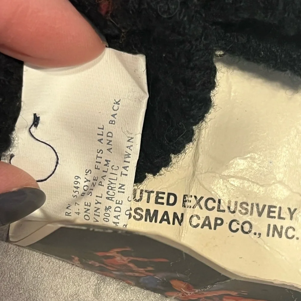 1985 Thundercats vintage boys gloves for 4-7yrs original tags collectible